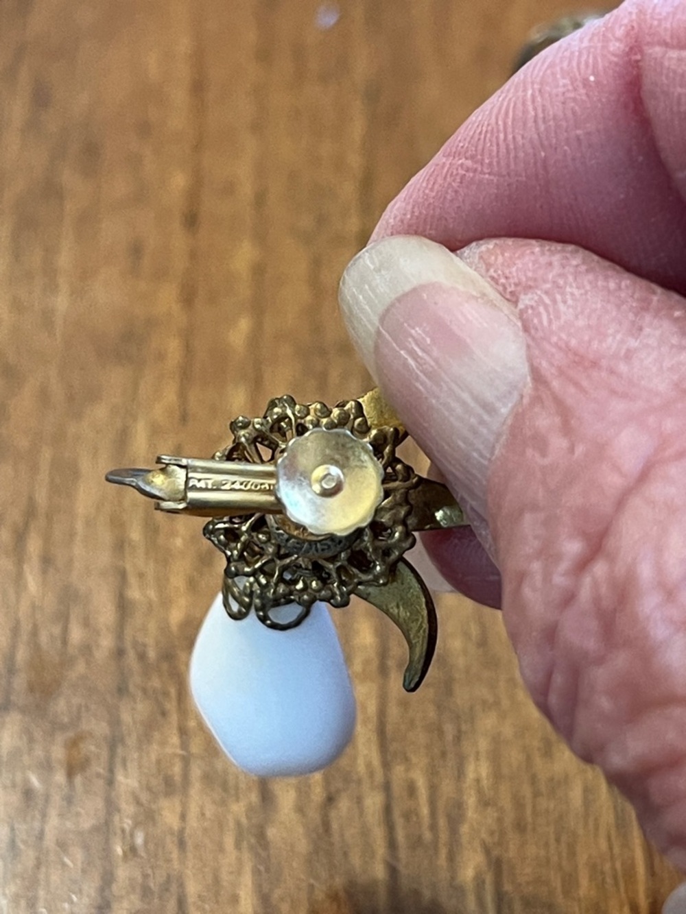 Miriam Haskell vintage earrings - Picture 7 of 10